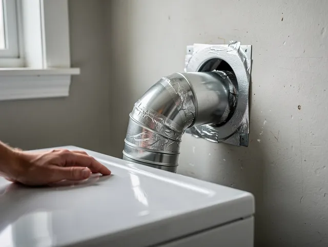 Scituate Dryer Vent Cleaning expert performing professional dryer vent repair and installation in Scituate